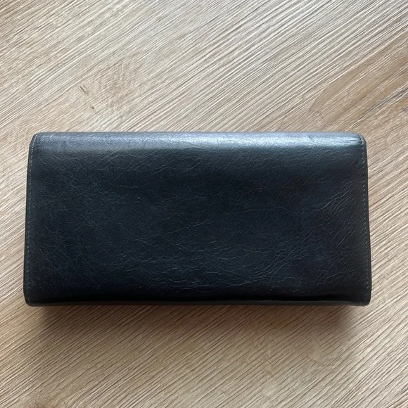 BALENCIAGA Giant Money Agneau Leather Rose Gold Hardware Continental Long Wallet - Picture 6 of 17